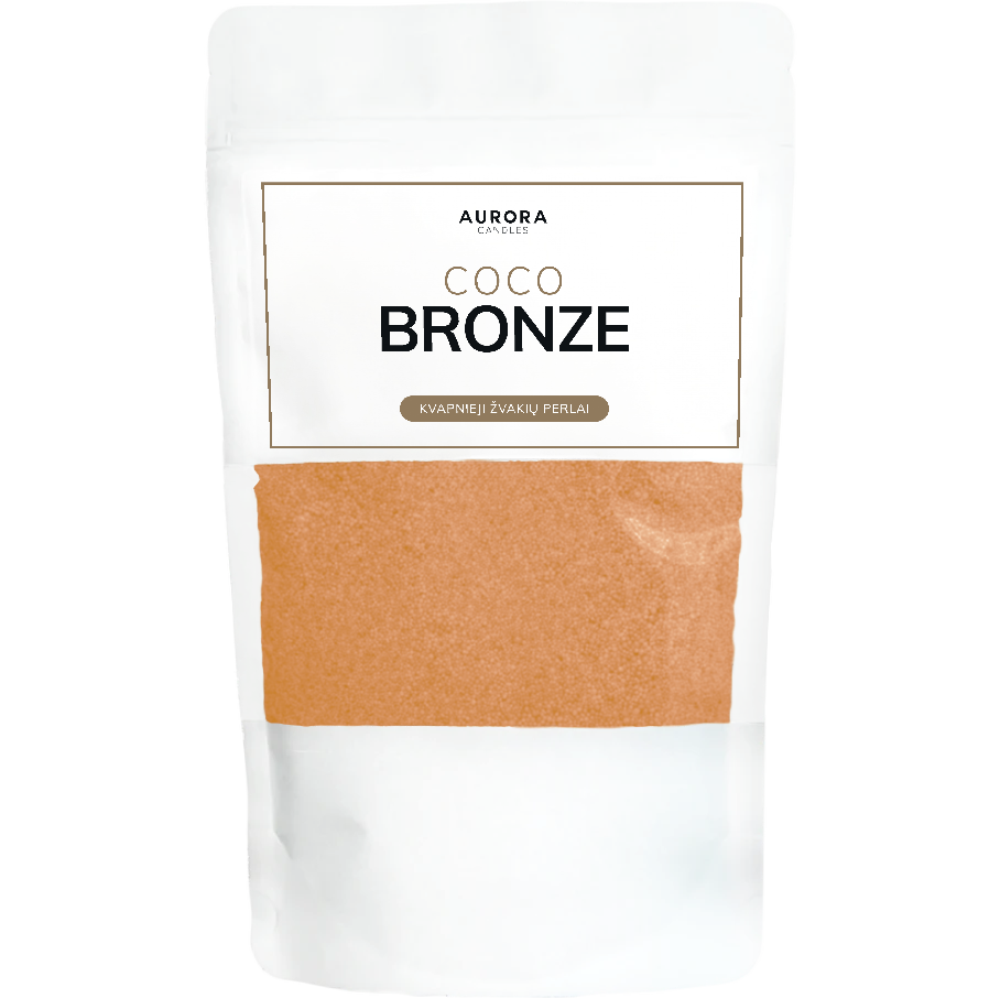 COCO BRONZE kvapo žvakės perlai | Aurora Candles