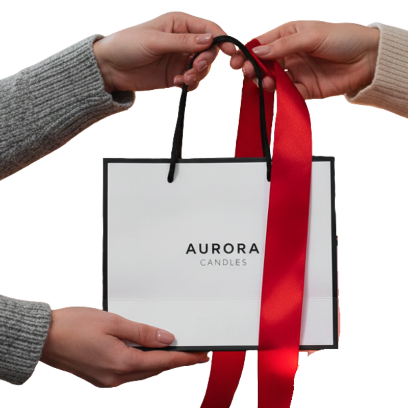 Aurora Candles dovanų maišelis  🛍